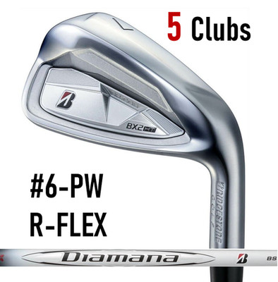 Bridgestone BX2HT 5Pcs Iron Set #6-PW Diamana BS50i II R-Flex Graphite Shaft