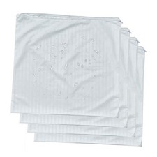 4 Pack Feather Proof Pillow Protectors 22x22 Waterproof 22x22 4 Pack White