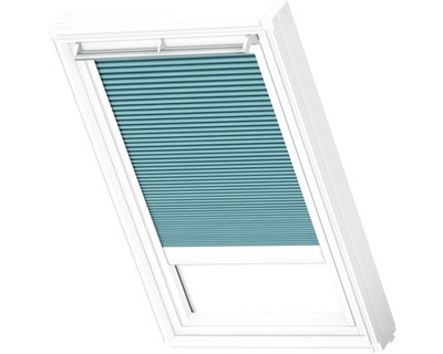 Velux Wabenplissee-Faltstore elektrisch petrol uni FMC S06 1173S