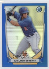 2014 Bowman Prospects Chrome Blue Refractor 141/250 Wuilmer Becerra #BCP96 0b3