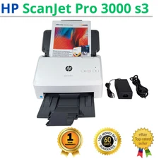 HP ScanJet Pro 3000 S3 Pass-Through Document Scanner w/Adapter 1 YEAR WARRANTY!⚡