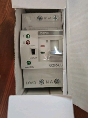 Geya Automatischer Transferschalter, 2-polig, 25A NEU