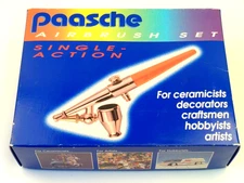 Vintage Paasche Airbrush Set Single Action for Hobbyists UN-TESTED