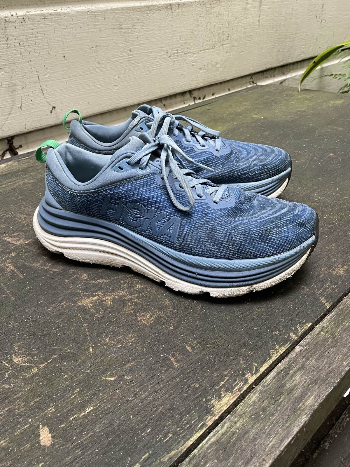 NEW HOKA Gaviota 5 Running Shoes in Men's Size 9 D Downpour/Thunder Cloud Lot