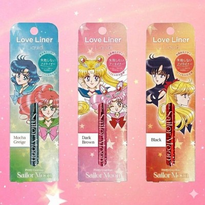 Love Liner Liquid Eyeliner R5 Sailor Moon Limited Set 3 Colors Japan