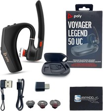 Poly Voyager Legend 50 UC Bluetooth Headset USB-C Dongle Charging Case - NIB