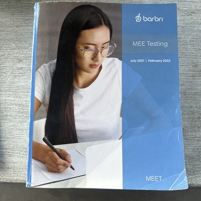 Barbri MEE TESTING July 2021-Feb 2022 Bar Exam Essay UBE