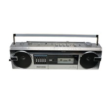 Vintage Sanyo M7110 AM/FM Radio Cassette Boombox Tested-GOOD