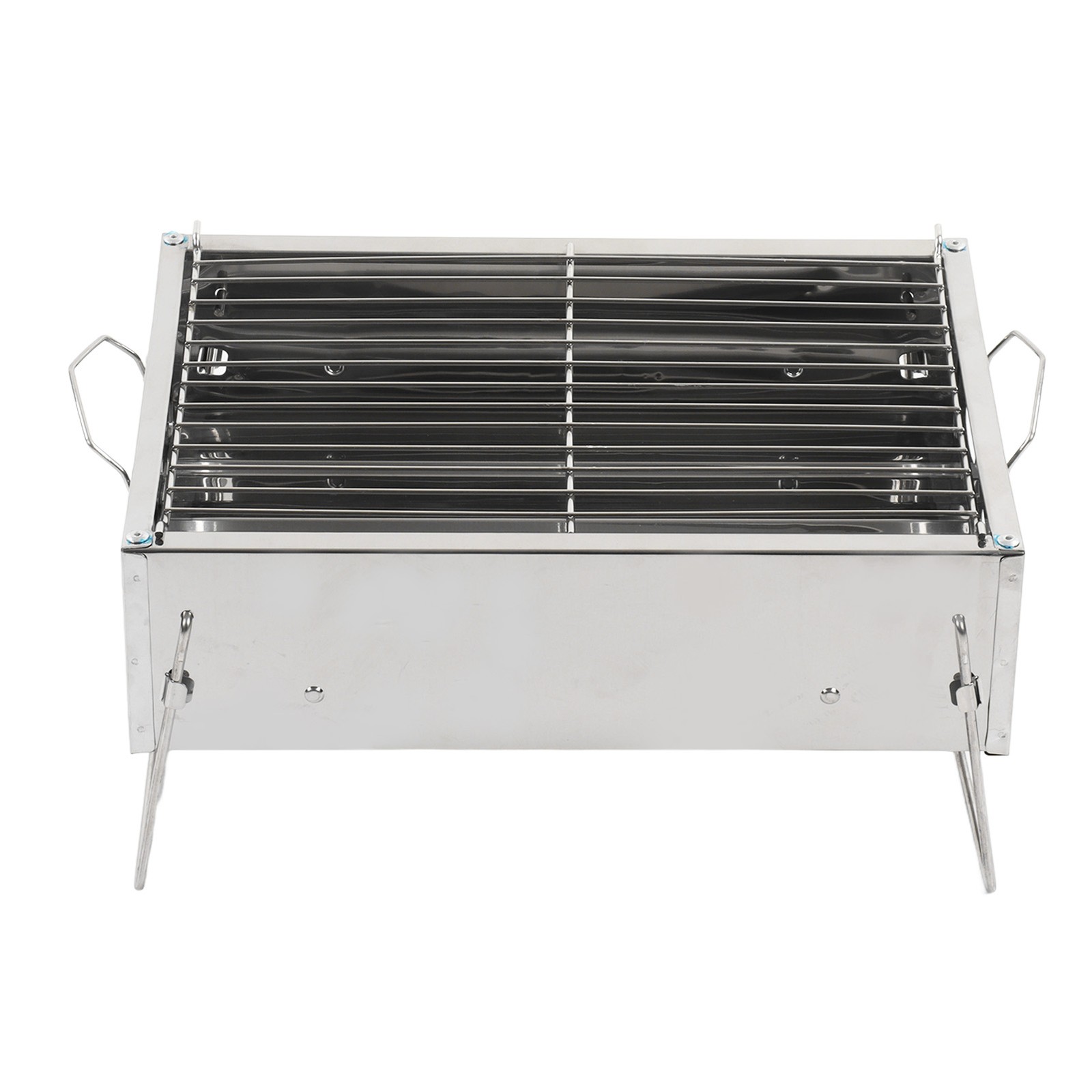 Outdoor Barbecue Grill Portable Foldable Charcoal Stainless Steel BBQ Grill For