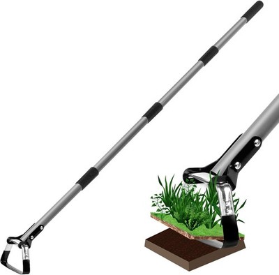 Walensee Action Hoe for Weeding Stirrup Tools Garden 66 inch, silver 