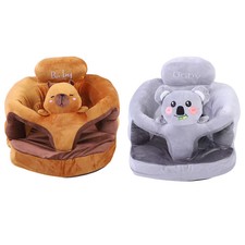 Infant Sitting Chair Sofa Baby Sofa for Sitting Up Cartoon Animal Soft Plush Bab