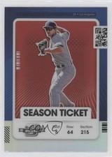 2021 Panini Contenders Season Ticket Optic Red Prizm Corey Seager #5 0in6