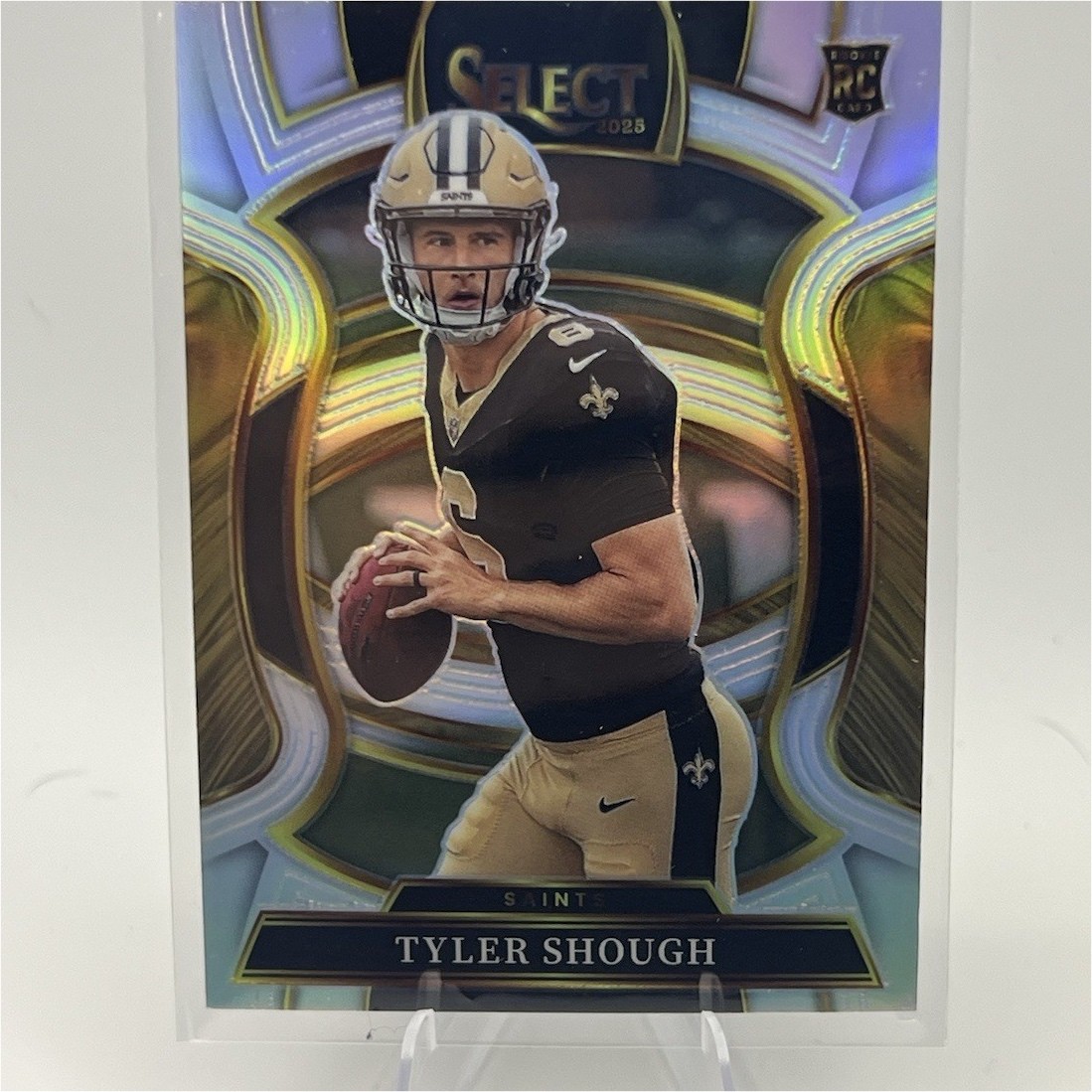 Tyler Shough  Select Silver Rookie Card  Prizm Concourse Saints #41 2025