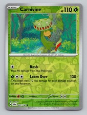 Carnivine 007/142 Common Stellar Crown Pokemon Reverse Holo Near Mint