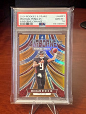 2024 Rookies & Stars Michael Penix Jr. Airborne #'d /25 PSA 10 Falcons (RC)