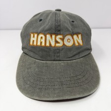 Vintage Hanson Brothers Boy Band Baseball Cap Strapback Hat Grey Starcap 90’s