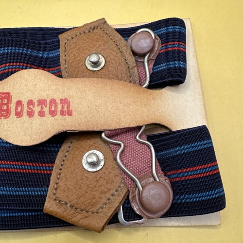 Antique 1920s George Frost Boston Sox suspenders With Original Packaging - Picture 4 of 18