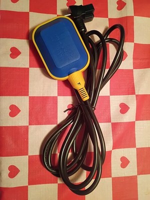 Universal Tethered Float Switch with 10ft Cable - Ideal for Sump Pumps Water 