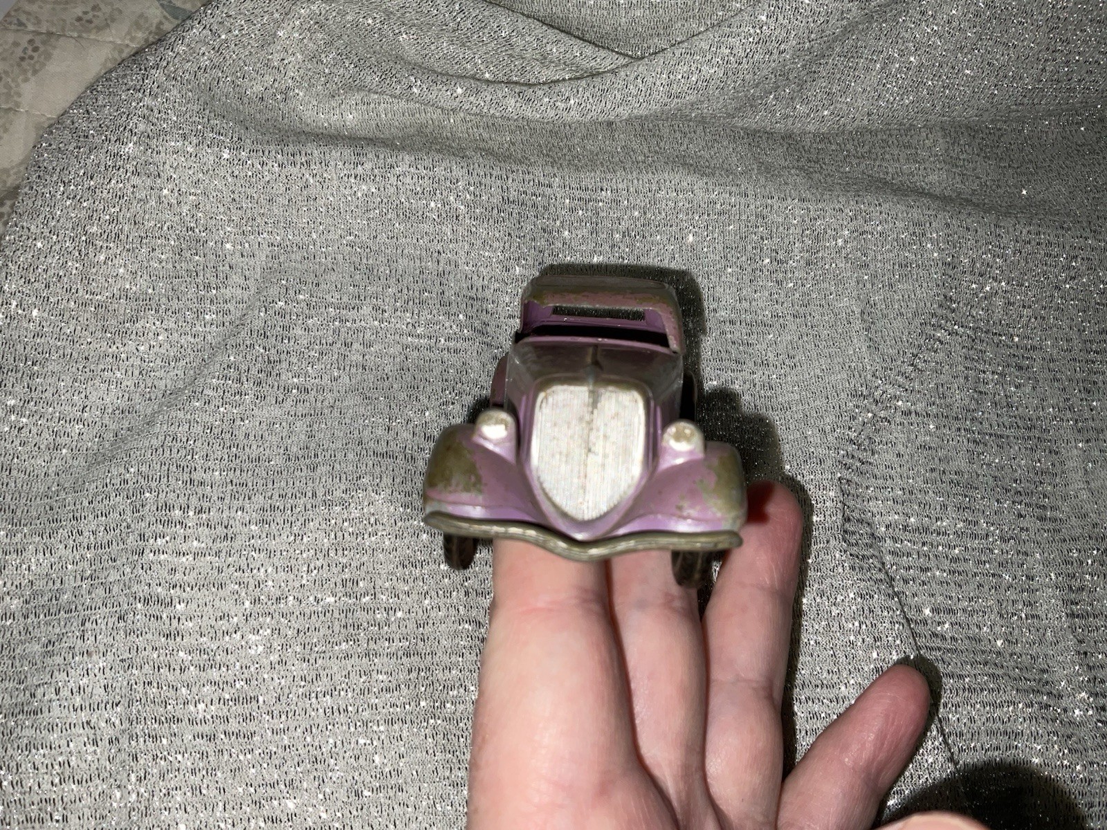 Hubley 404 Purple 1934 Ford Coupe Vtg See Pics Toy Collectible