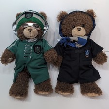 Harry Potter Build A Bear Lot Of 2 Plush Slytherin Quidditch Ravenclaw Jacket