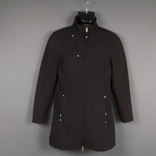 Giacca Vuarnet donna 6 piccola nera softshell foderata in pile cappotto zip intera