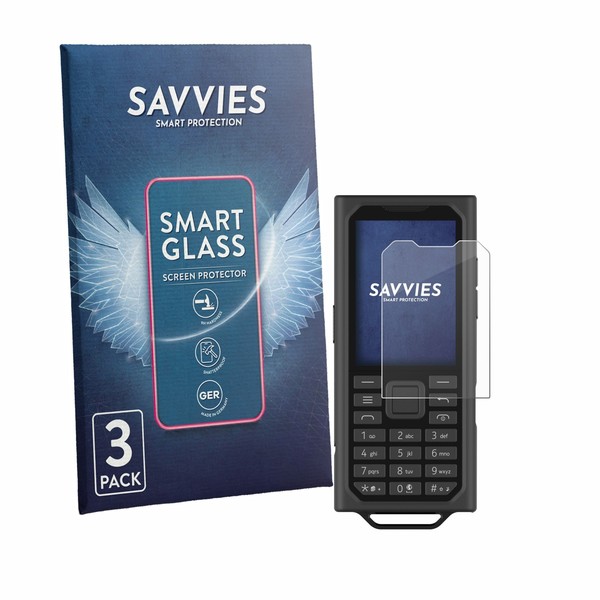 3X Savvies Schutzglas FüR Hmd Terra M Panzer Folie Glas Klar-image