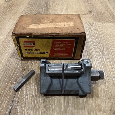 Vintage Box Ammco Model 2100 Ridge Reamer Tool Range 2 9/16  to 5 USA 261482