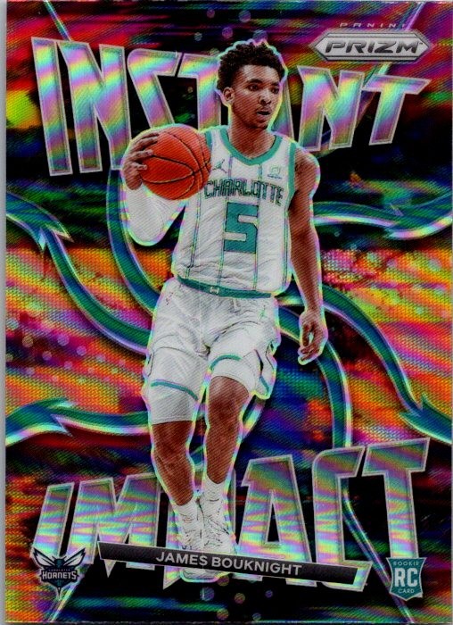 2021-22 Panini Prizm #8 James Bouknight Instant Impact Prizms Green