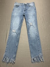 We The Free People Frayed Hem Jeans Size 27