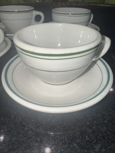 Rare Vintage Trenle Blake Ravenswood Pottery Coffee Cup & Saucer. USA