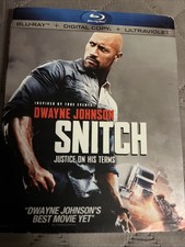 Snitch Blu-ray and Ultraviolet Digital Slipcover the Rock