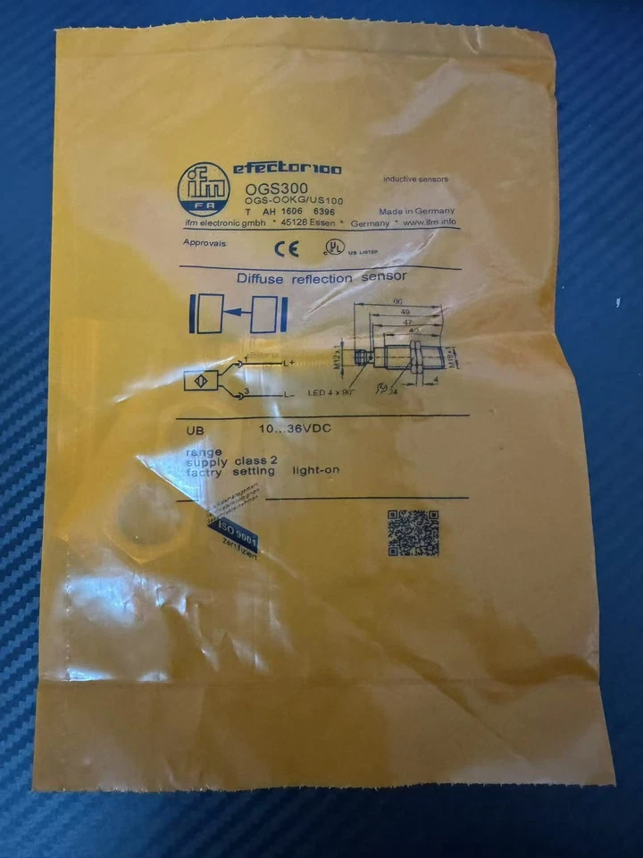 1 Stück NEU IFM OGS300 Lichtschranke Sensor schnelle Lieferung