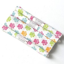 Fabric FQ Fat Quarter Set Animal Puppy Dog Paw Prints Paws 18"x21" 100 Cotton