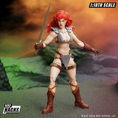 Flash Gordon Hero H.a.c.k.s. Sonja Boss Fight Studio Red Action Figur