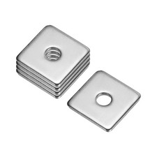 Square Washer, 5Pcs M5x20x20x2mm 304 Stainless Steel Square Plate Washers