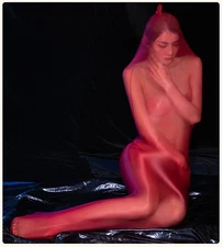 USA Women's Seamless Glossy Bodystocking Mummy Sleeping Bag Sleep Sack Bodyhose