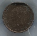 Great Britain 1844 Half Farthing PCGS MS64RB Beautiful Copper Coin See Scans — photo 2
