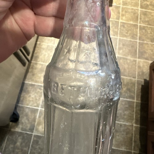 Frank Banko Embossed Soda Bottle Bethlehem Pennsylvania PA - Picture 9 of 21
