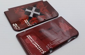 New Nintendo 3ds Xl LL Monster Hunter X Replacement Outside Shells+Rubbers+Label