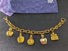 Beautiful Dior Gold Vintage Charm Bracelet