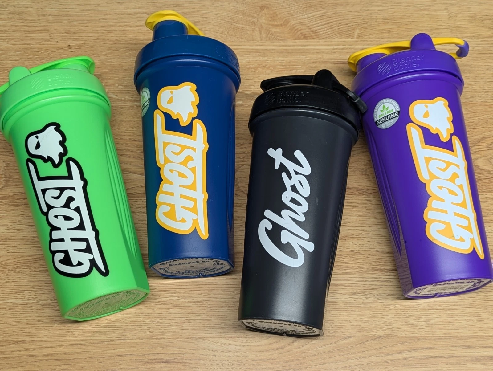Ghost Energy Drink LIFESTYLE Protein Shaker Bottles - Lot of 4
Opens in a new window or tab