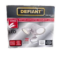 Defiant Motion Activated Security Light NIB 1...