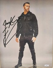 Frankie Kazarian Signed Wrestling Black Outfit 8x10” Print