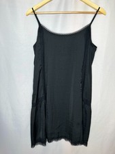 NWOT Aerie Slip Dress Lace Trim MEDIUM Coquette Fairy Festival Grunge Delicate