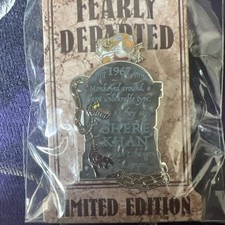 Disney Fearly Departed Tombstone Shere Khan Jungle Book Pin Limited New w Card