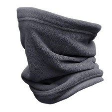 New Adjustable Warm Scarf Polar Fleece Windproof Neck Cover Coldproof Solid Colo