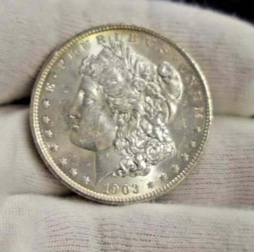 1903 O US Morgan Silver Dollar $1 Unc Key Date