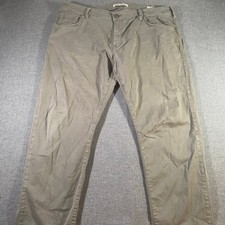 MAVI JEANS Zach Straight Leg Pants Mens Size 40/30 Khaki Cotton Blend