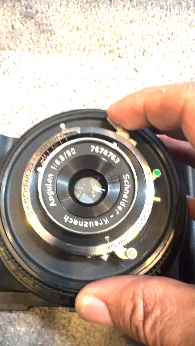 Rare Wanderlust Travelwide 4x5 Camera Schneider 90mm Sport