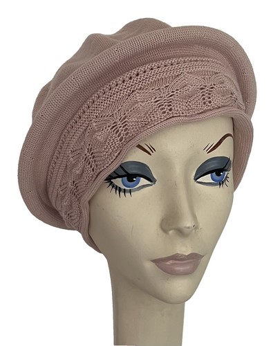 Parquet Cotton French Beret Hat for Women Casual and Chic  display picture 1
